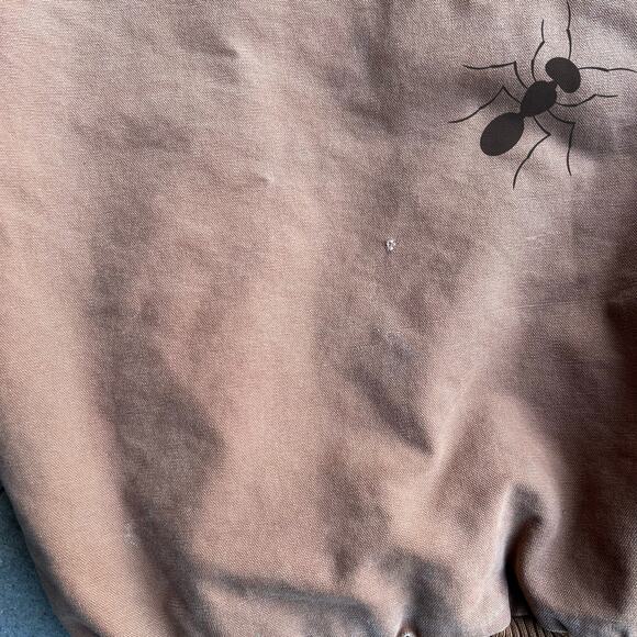 Y2K painted brown carhartt hooded work wear jacket - Picture 13 of 13